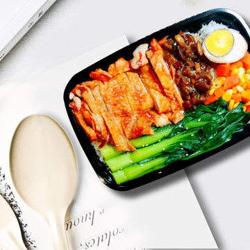 鹵肉烤肉盒飯便當(dāng)