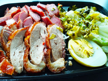 燒臘雙拼飯