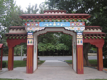 西藏建筑素材