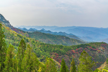 淄博潭溪山秋景