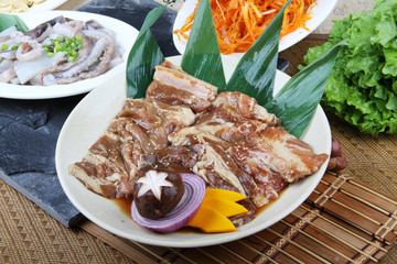 調(diào)味豬排