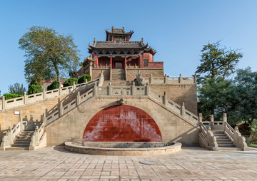陜西米脂李自成行宮