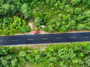 空中視角公路