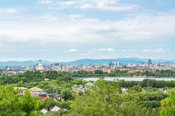 景山遠(yuǎn)眺北海公園