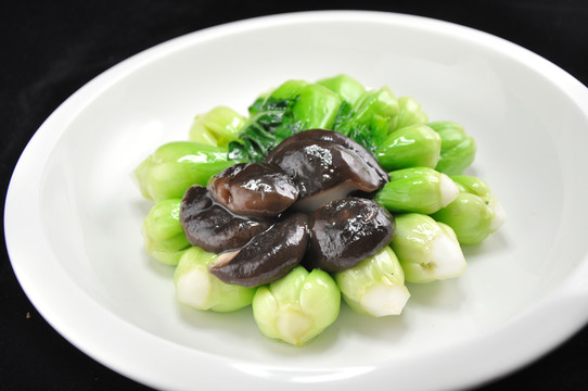 香菇炒青菜