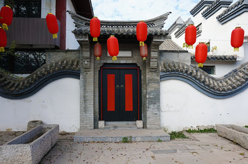 古建庭院大門