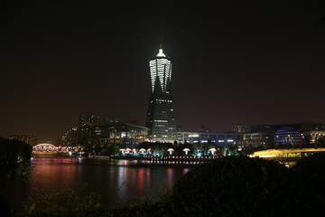 西湖文化廣場夜景