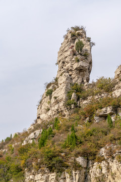 淄博潭溪山風(fēng)景美女峰