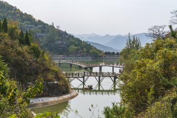 淄博潭溪山秋天風(fēng)景