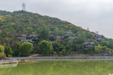淄博潭溪山秋天山水風(fēng)景