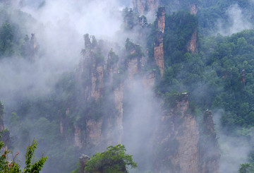 張家界高清全景圖