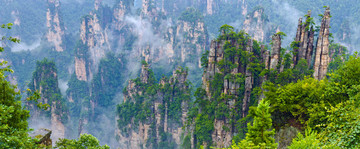張家界高清全景圖