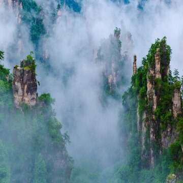 張家界高清全景圖