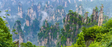 張家界高清全景圖