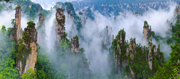 張家界高清全景圖