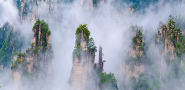 張家界高清全景圖