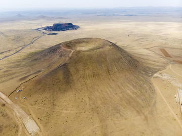 烏蘭察布火山群航拍