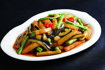 豆角茄子