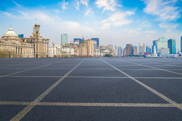 上海摩天大樓和瀝青高速公路