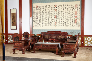 黑酸枝沙發(fā)