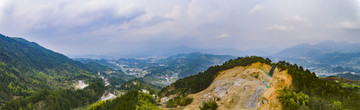 安徽獨秀山旅游山林風光