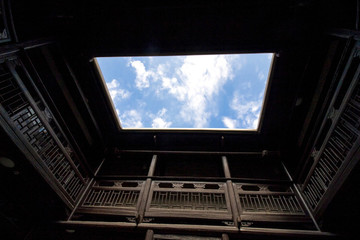 古建筑天井