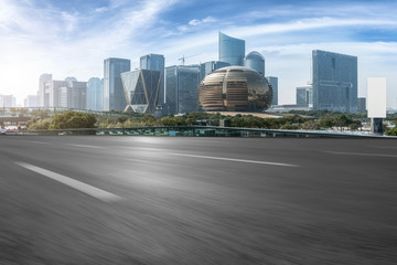 柏油馬路和杭州錢(qián)江新城
