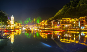 鳳凰古城夜景
