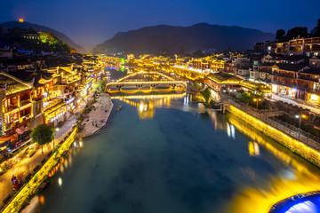 鳳凰古城夜景