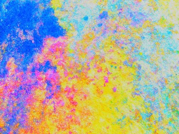 彩色背景墻