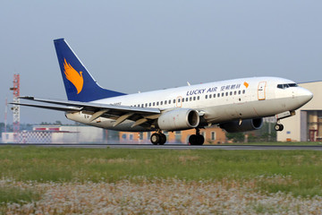 祥鵬航空飛機(jī)降落