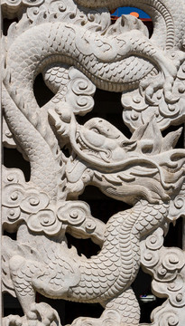 石雕龍