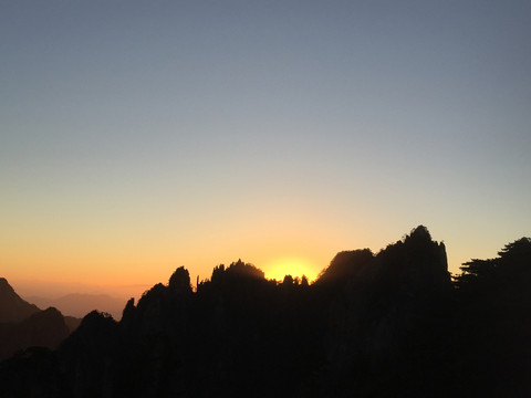 黃山日出