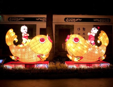 公園節(jié)日燈飾