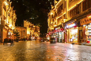 鎮(zhèn)遠(yuǎn)古城夜景