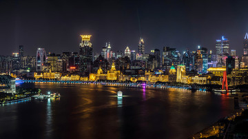 濱河城市夜景