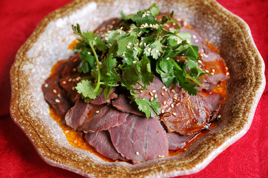 干拌牛肉