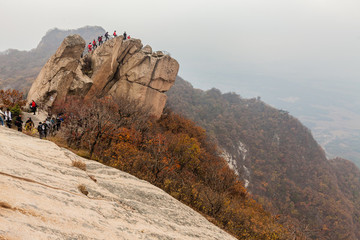 鳳凰山紅葉秋色自然風(fēng)光254