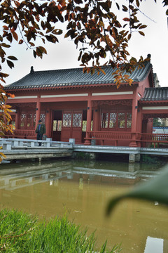 公園豎幅照片