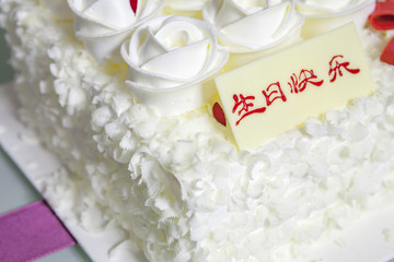 生日蛋糕局部