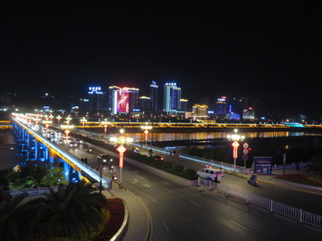 安康城市夜景