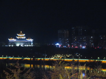 安康城市夜景