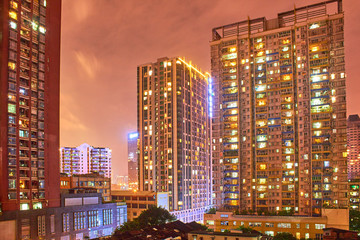 小區(qū)夜景