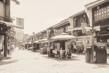 杭州建筑街景復(fù)古照片
