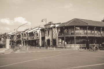 杭州老建筑復(fù)古照片