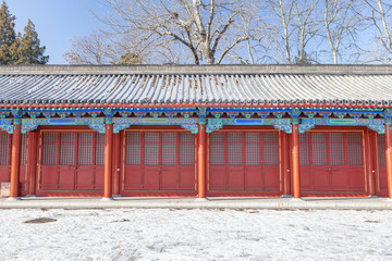 冬天北京故宮雪景