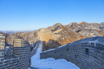 金山嶺長城冬雪