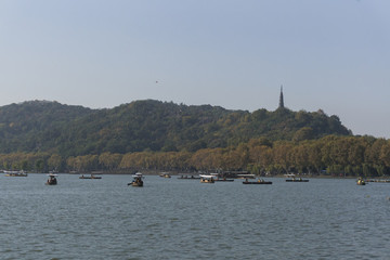 西湖秋景