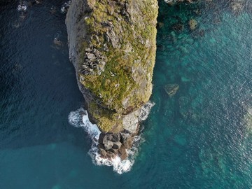 航拍海島