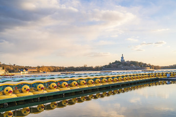 北海公園落日